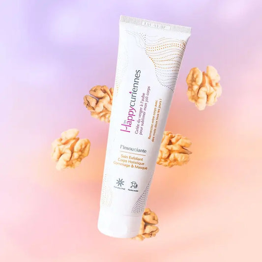 🟤 L’Insouciante – 6-in-1 Body Scrub with Organic Périgord Walnut-150ml